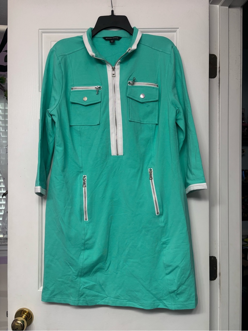 Boston proper Tiffany blue dress